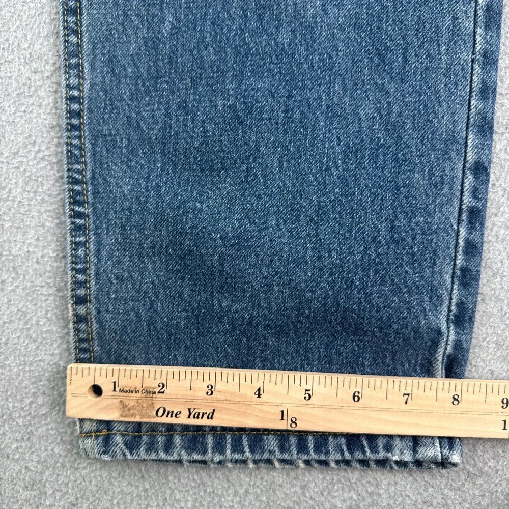 Lee Jeans Mens 34x32 Blue Relaxed Fit Straight Leg Cotton Denim 2055540
